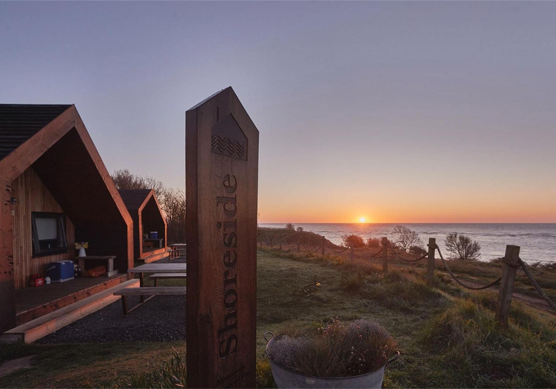 St Hilda Beach Hut Alnmouth Exteriör bild
