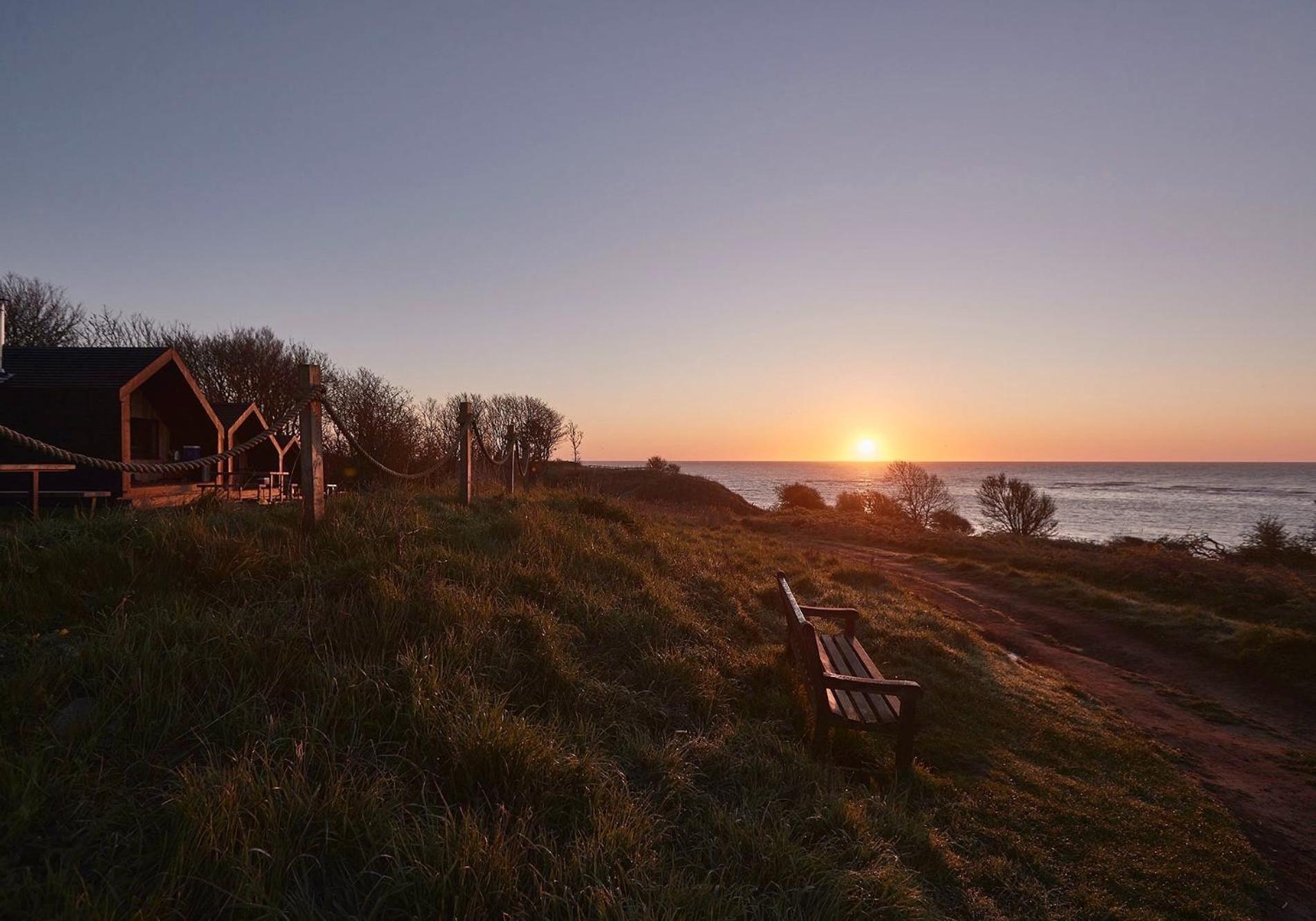 St Hilda Beach Hut Alnmouth Exteriör bild