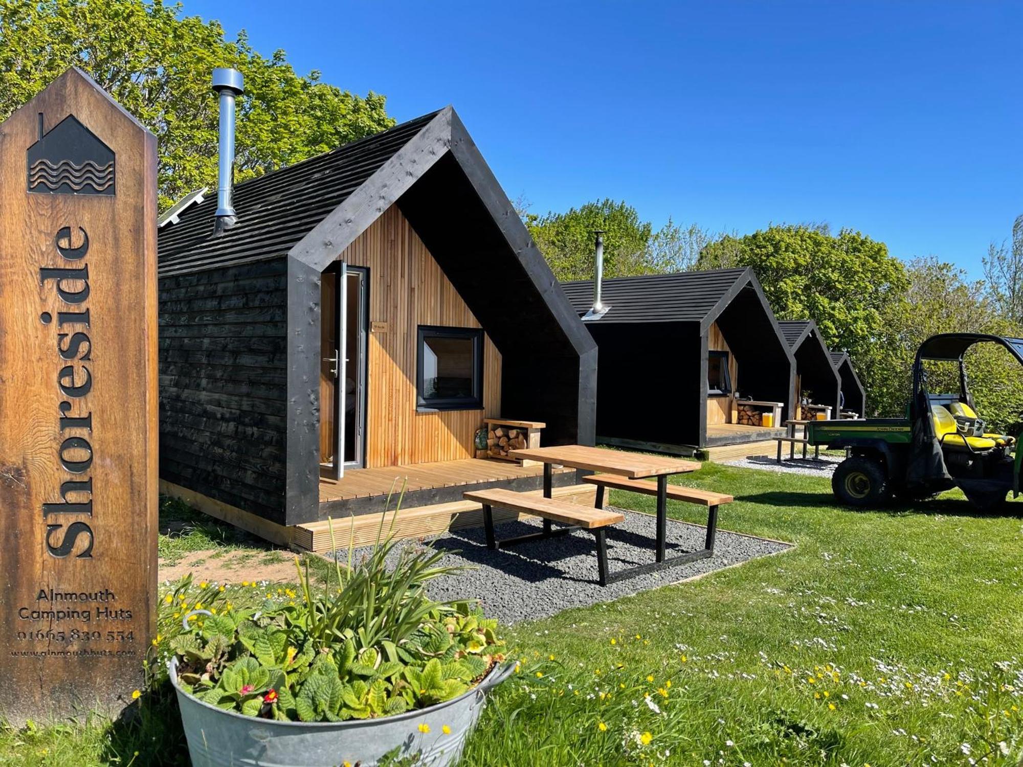 St Hilda Beach Hut Alnmouth Exteriör bild